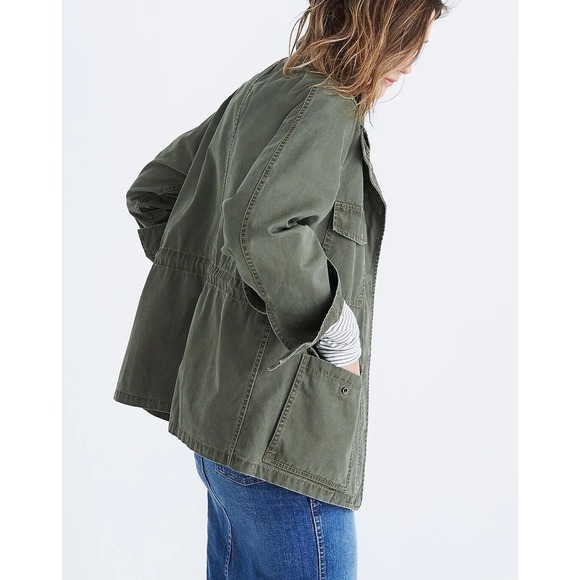 Madewell Olive Jean Jacket - Picture 3 of 12